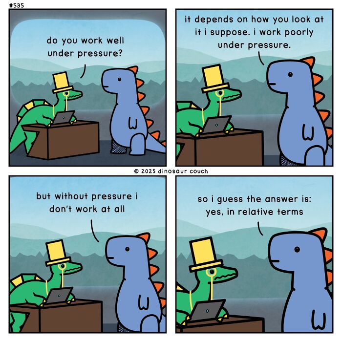 These Dinosaur Comics Turn Anxiety, Friendship, And Everyday Feelings Into Gentle Humor