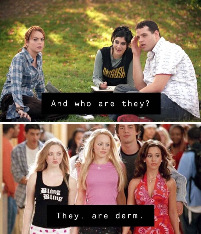 Mean Girls meme with medical humor, showing students gossiping, perfect for medical memes.