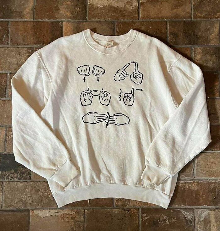 What Does This Asl Sweater Say?