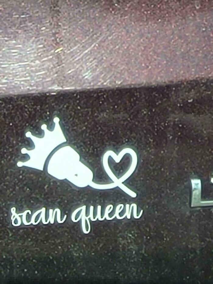 Saw This On The Back Of A Car, What Is Scan Queen?