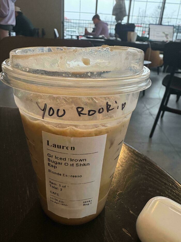 What Does My Starbucks Cup Say?