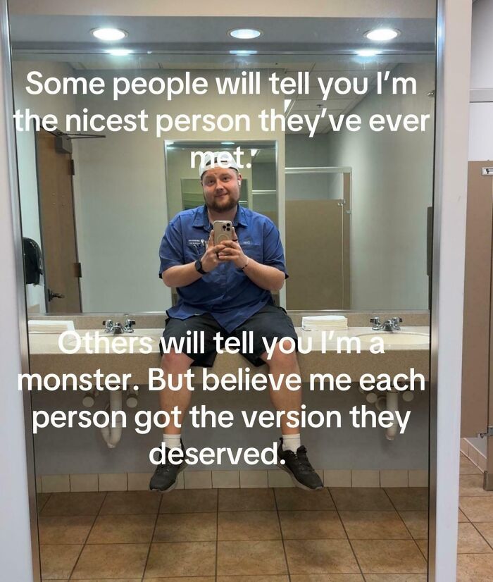 I'm A Tough Guy, Especially While Sitting In A Gas Station Bathroom