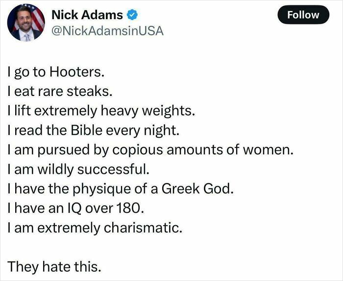 I Genuinely Hope His IQ Is 180, This Would Be So Much Funnier If That Was Actually True