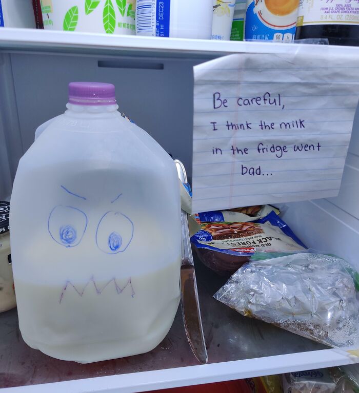 My Kid Left A Note For Me In The Fridge