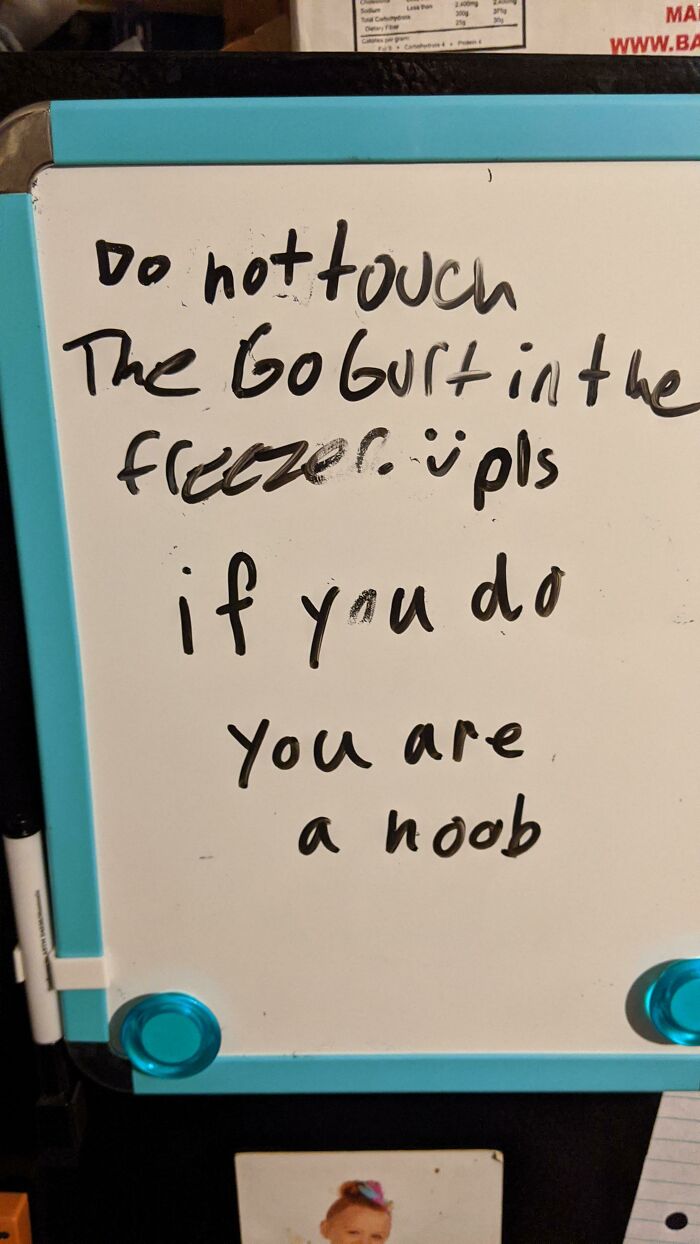 My 8 Year Old Daughter Left Us A Note On The Fridge