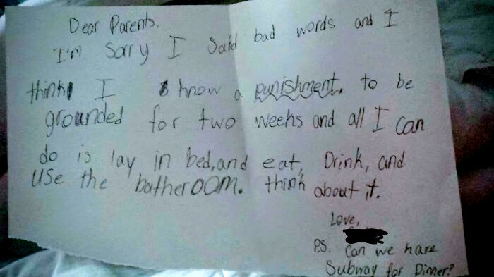 Letter I Wrote To My Parents When I Was 7
