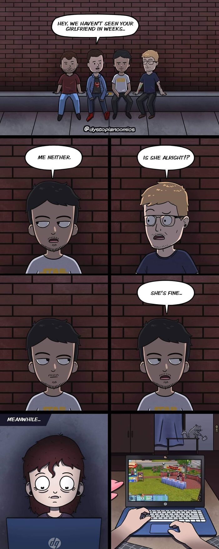 Dark Dystopia: 40 Dark Humor Comics Made By This Artist