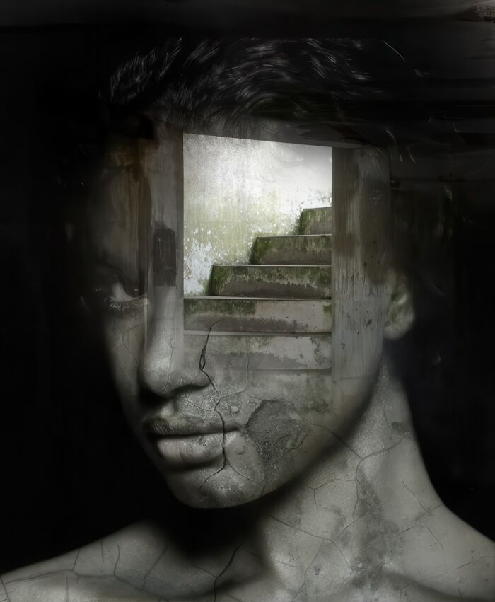 This Artist Merges Portraits With Landscapes, Textures, And Dreams In Striking Digital Collages (40 Pics)