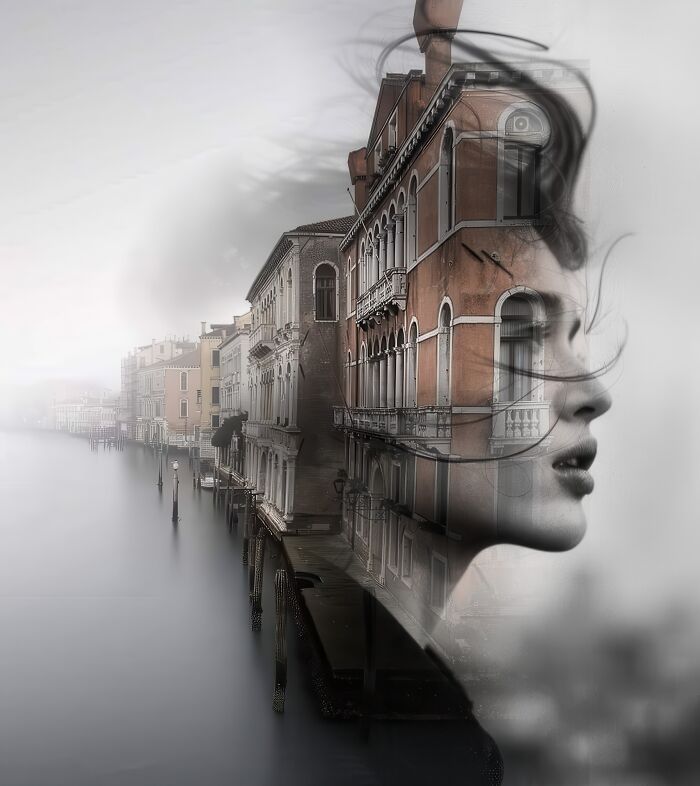 This Artist Merges Portraits With Landscapes, Textures, And Dreams In Striking Digital Collages (40 Pics)