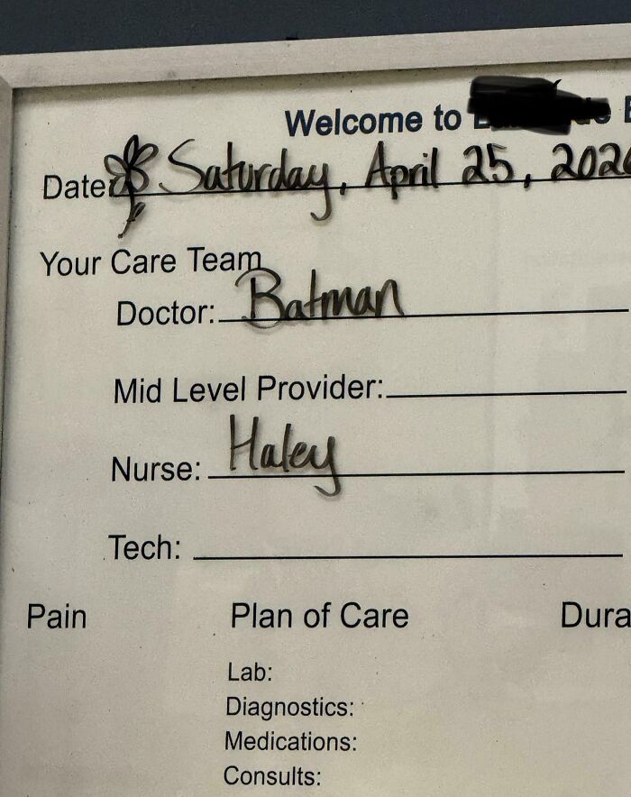 My Mom Is Being Treated By Dr. Batman