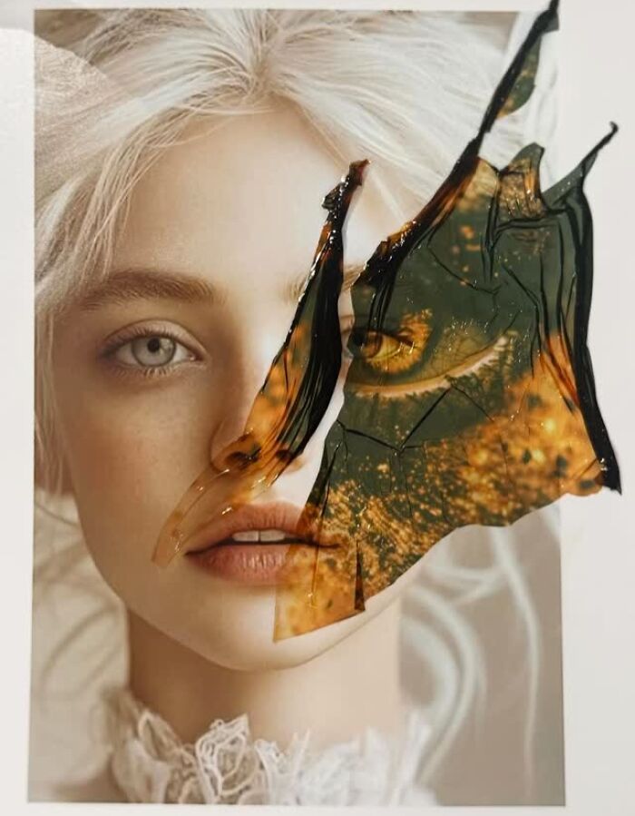 Polaroid Emulsion Lift Collage Anastasia Mez
