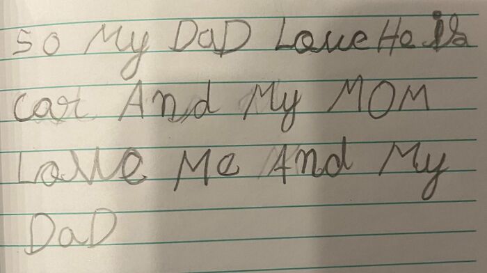 Little Note My Toddler Niece Wrote In Her Diary