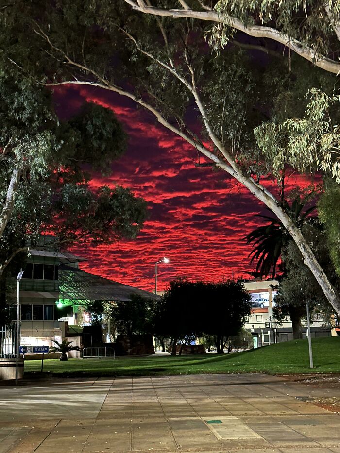 Sunrise In Alice Springs, Nt, Australia