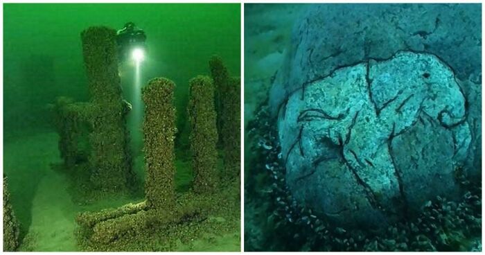Stonehenge Like Structures At The Bottom Of Lake Michigan
