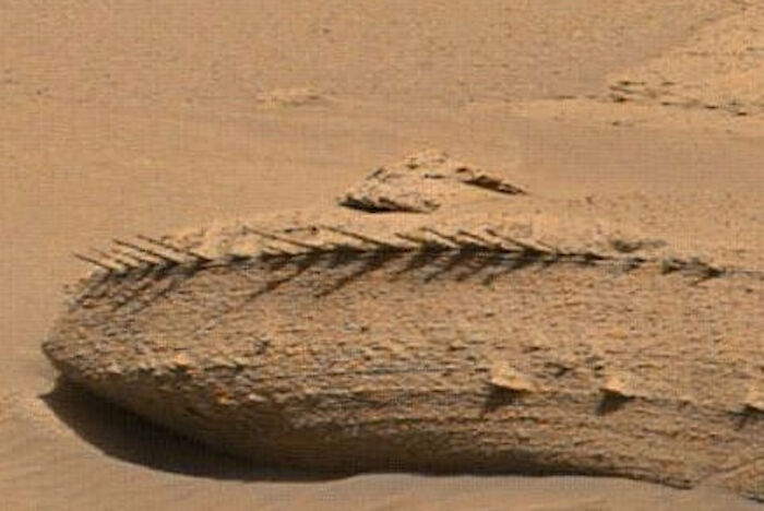 An Unusual Rock - Gale Crater, Mars