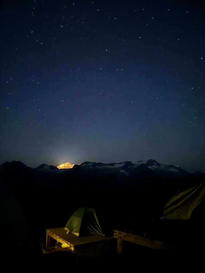 Strange Light Emitted From Glacier—any Ideas What This Could Be?