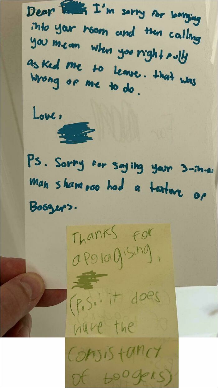My Kid’s Notes To Each Other