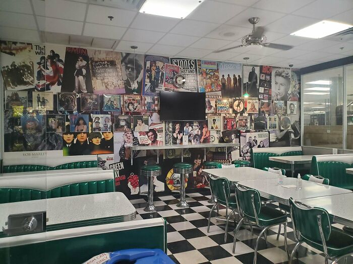 Retro Diner Lunch Room