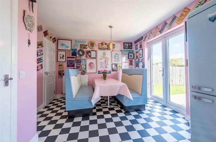 Our Colourful 50s Inspired Diner Kitchen