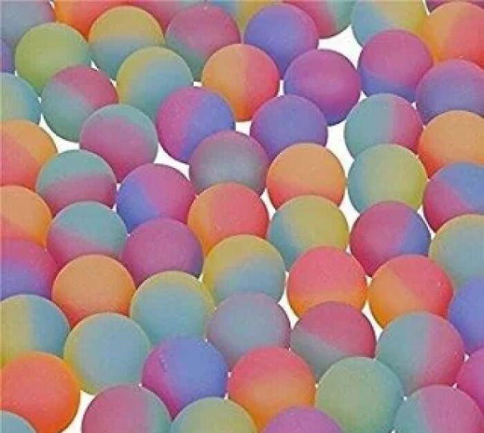 Anyone Else Remember The Weird, Course Texture These Bouncy Balls Had?