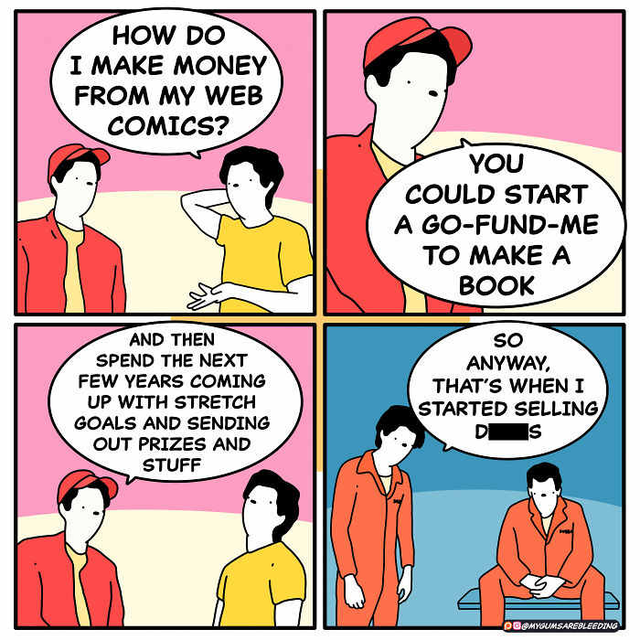 "My Gums Are Bleeding”: Dark Comics With Unexpected Endings That Keep Getting Better