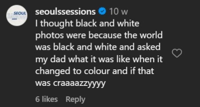 Misconception that black and white photos meant the world was black and white