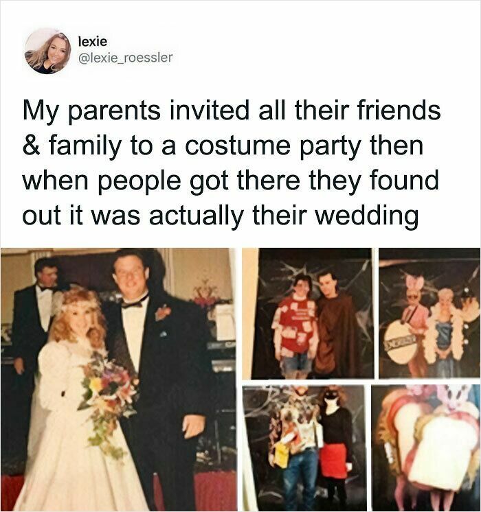 Blessed Images: A couple's unexpected wedding surprise for guests in costume, making for a positively soul-healing day.
