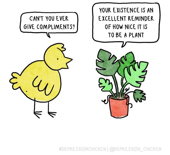 “Depression Chicken” Returns With More Relatable Comics About Anxiety, Overthinking, And Everyday Struggles (50 New Pics)