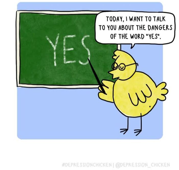 “Depression Chicken” Returns With More Relatable Comics About Anxiety, Overthinking, And Everyday Struggles (50 New Pics)
