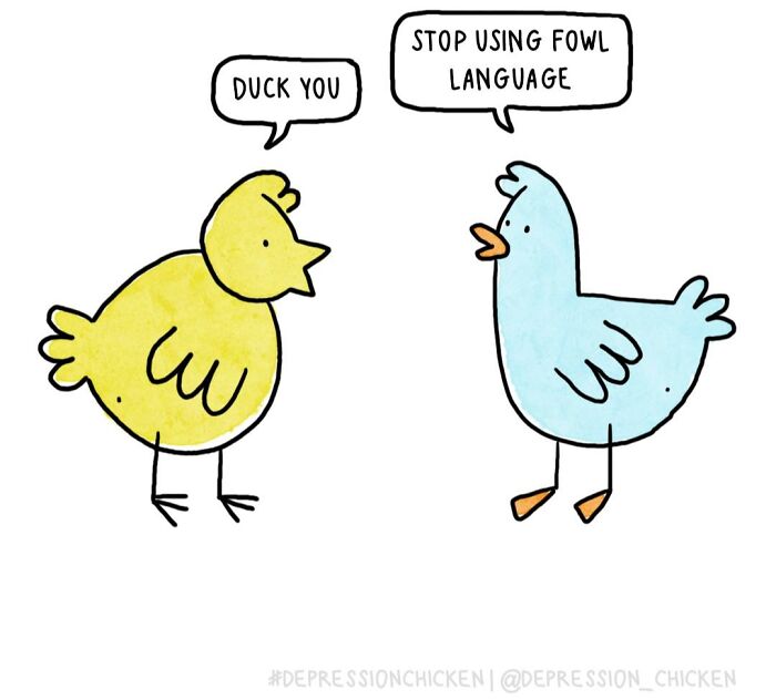 “Depression Chicken” Returns With More Relatable Comics About Anxiety, Overthinking, And Everyday Struggles (50 New Pics)