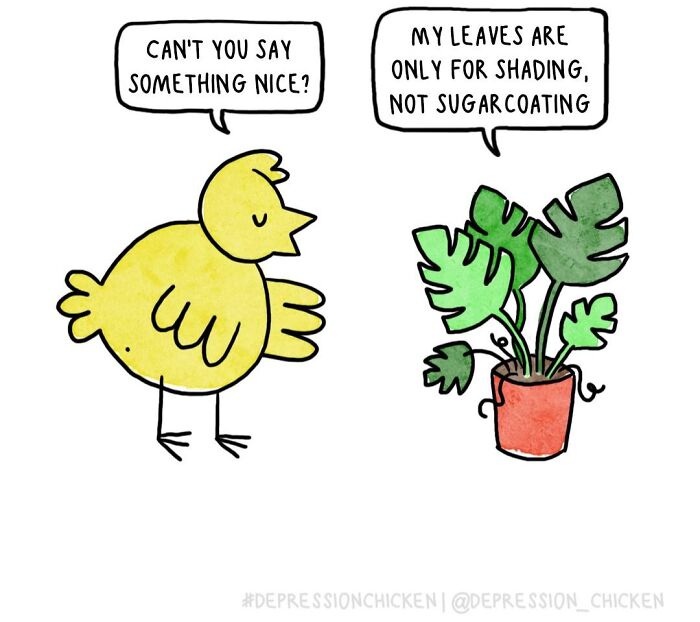 “Depression Chicken” Returns With More Relatable Comics About Anxiety, Overthinking, And Everyday Struggles (50 New Pics)