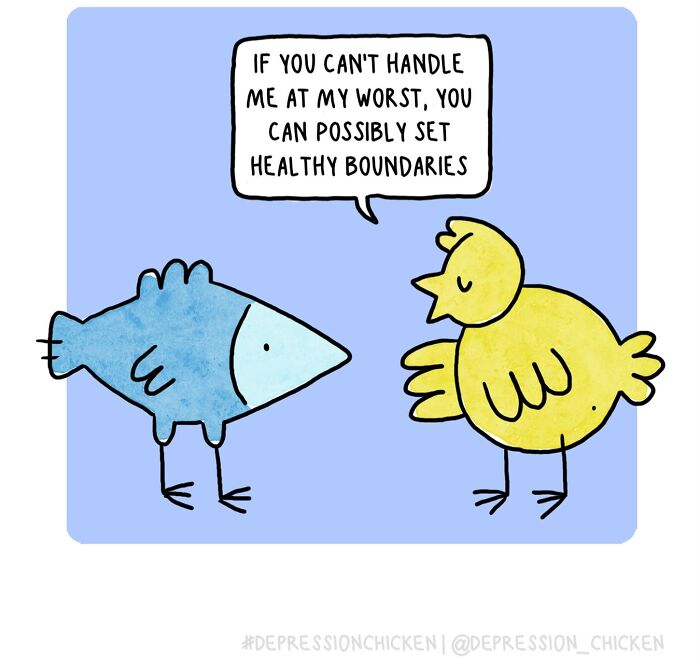 “Depression Chicken” Returns With More Relatable Comics About Anxiety, Overthinking, And Everyday Struggles (50 New Pics)