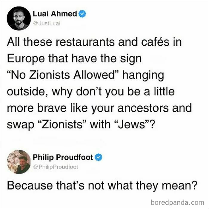 Tweet about anti-Zionist signs in Europe reflects strange and horrible world social issues