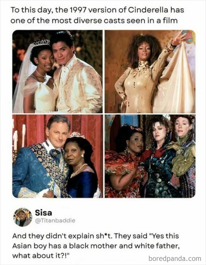 1997 Cinderella movie praised for diverse cast in strange world posts