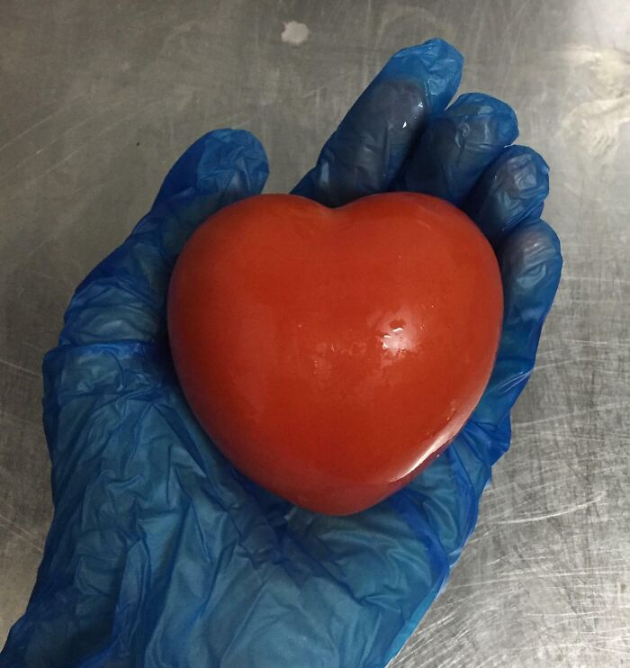 Found A Heart Shaped Tomato At Work