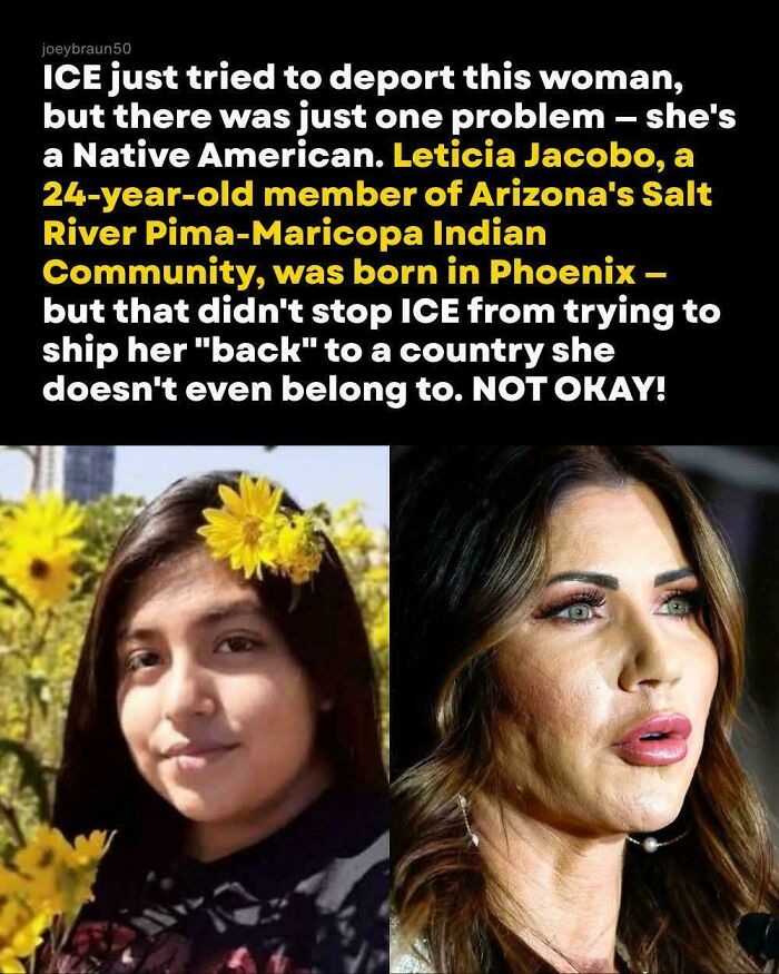 ICE tried to deport Native American Leticia Jacobo from Arizona's Salt River Pima-Maricopa Indian Community