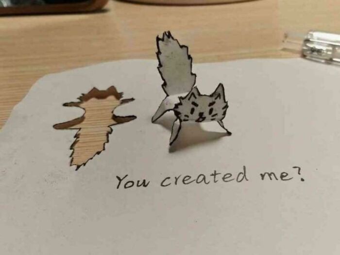 Cardboard Cat, Resentful Summoned Creation