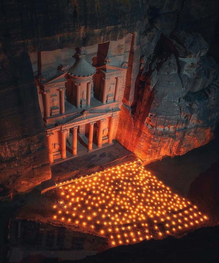 To Take Something Different From The Classic Petra At Night