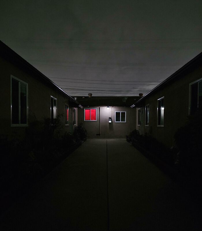Came Home Late One Night, And A Neighbor Had This Light On