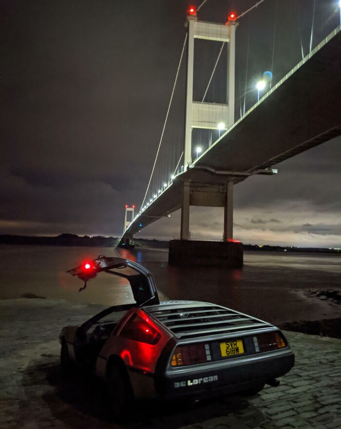 My Friend And I Drove To The Old Severn Bridge To Get Some Photos Of His Car Last Night