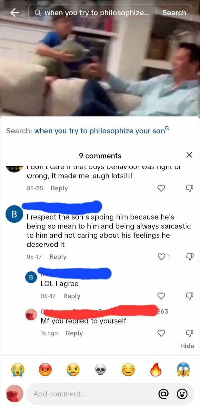 Tiktoker Replied To Himself In The Comments
