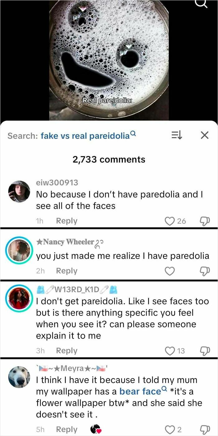 Kids On TikTok Self-Diagnosing With Pareidolia, Thinking It's A Mental Illness