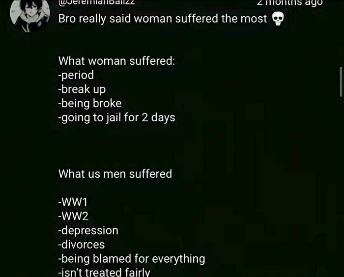 Men Are The Most Mistreated Marginalized Group