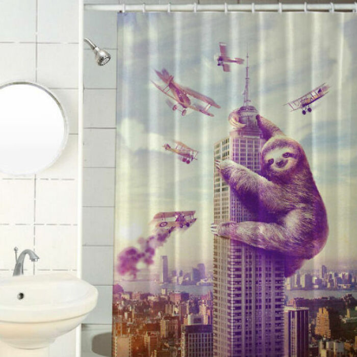 I'm Now A Proud Owner Of This Shower Curtain