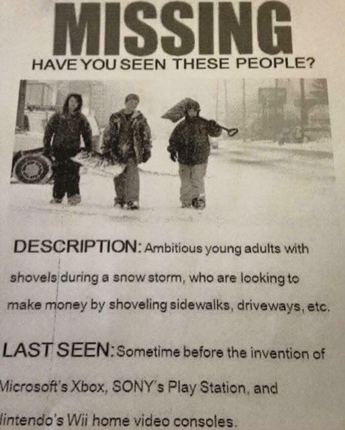 Have You Seen These People?