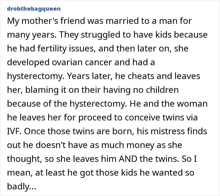 Husband cheats after wife's hysterectomy then mistress leaves him and twins real-life plot twist