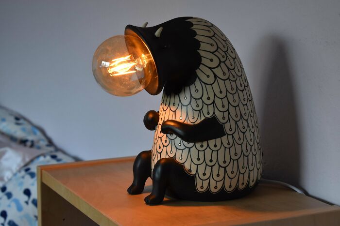 People Liked My Last Lamp, So Here's The First One I Ever Made!