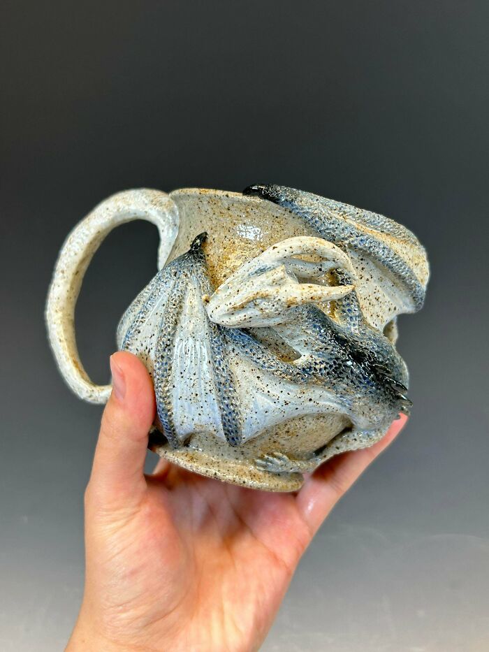 Dragon Mug I Made For My Boyfriend!