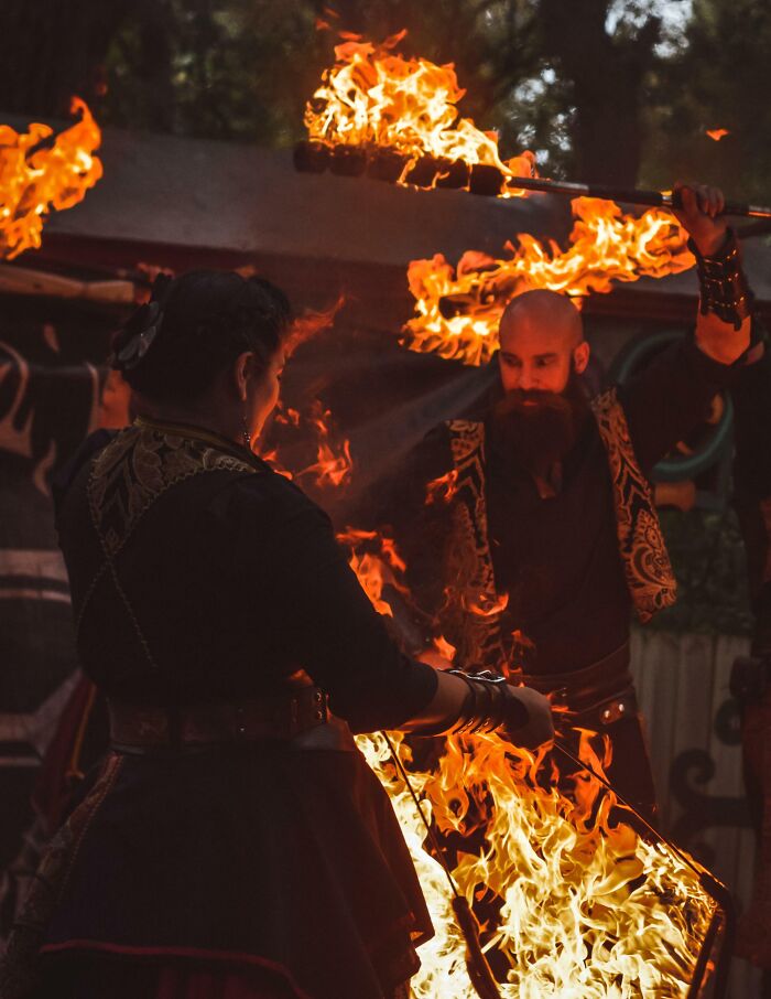 Fire Dancers At My Local Renaissance Festival