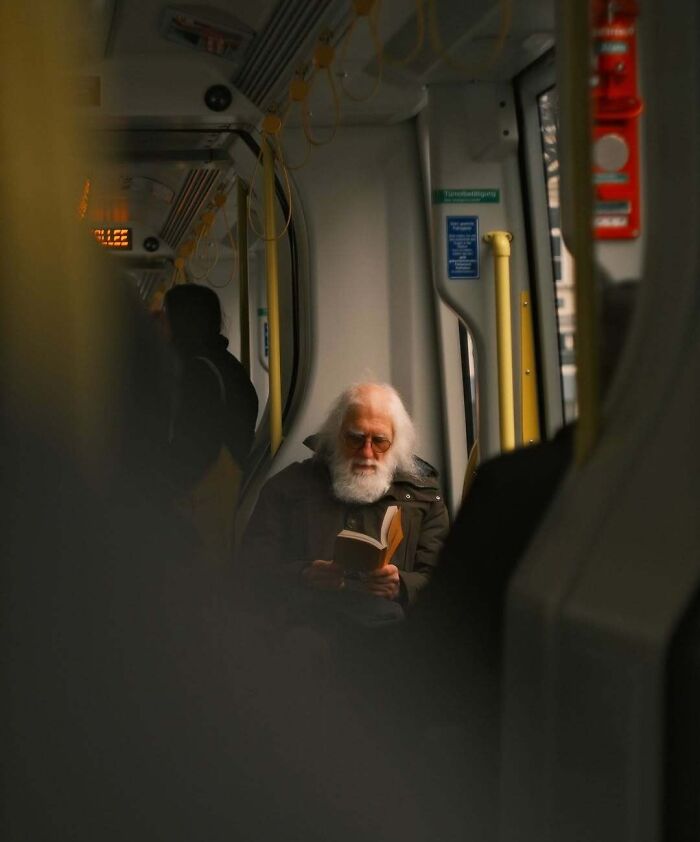 Reading On The Tram